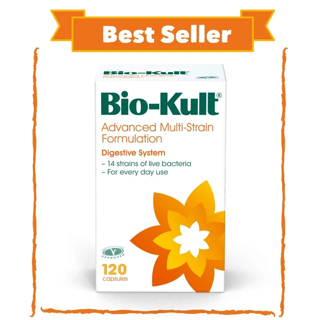 BIOKULT ADVANCED PROBIOTIC MultiStrain Formula 120 Capsules Biokult